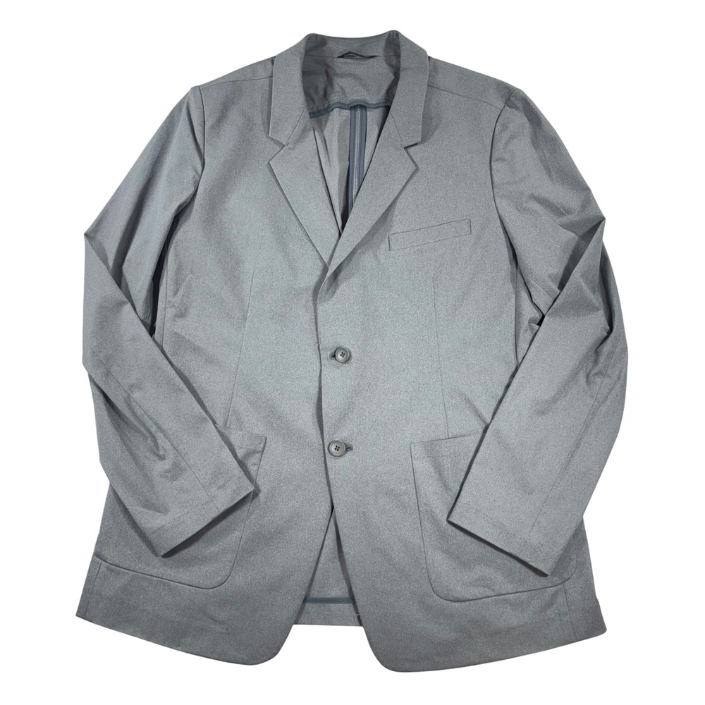 Ministry of‎ Supply XXL Gray Kinetic Primeflex Polyester Blend Blazer Jacket